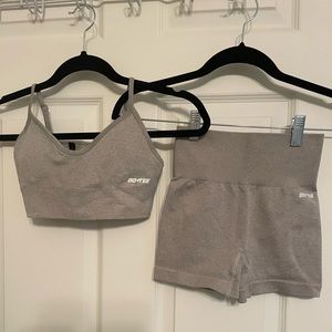 Bo + Tee Gray Top &  Short Set